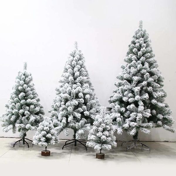 

christmas decorations white tree home decoration ornaments pvc children year holiday party gift