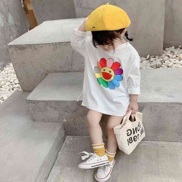 

spring arrival girls fashion floral t shirt 210528, Blue