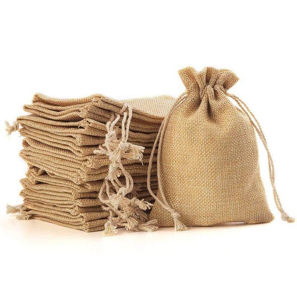 

gift wrap 100piece burlap bags with drawstring for wedding party ,arts & crafts projects, presents, jewelry,christmas(1