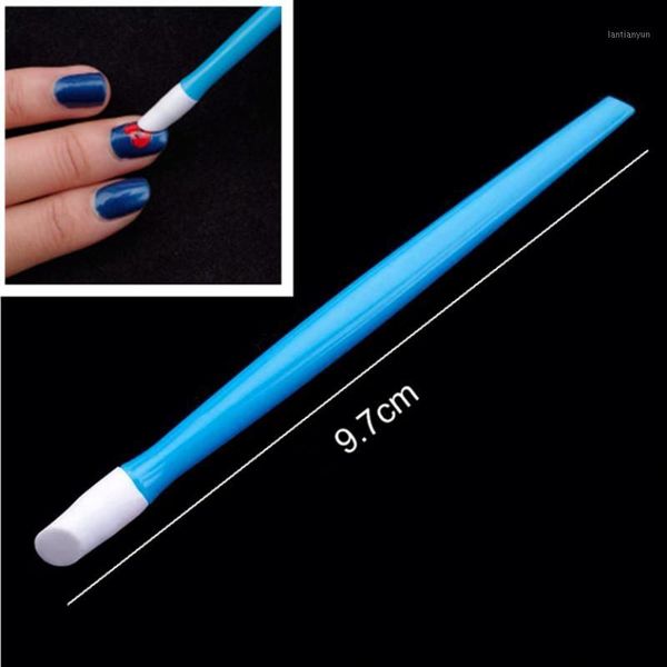 

10pcs/lot nail art wrap applications hoof plastic cuticle pushers polishing pen removing manicure tools tr261
