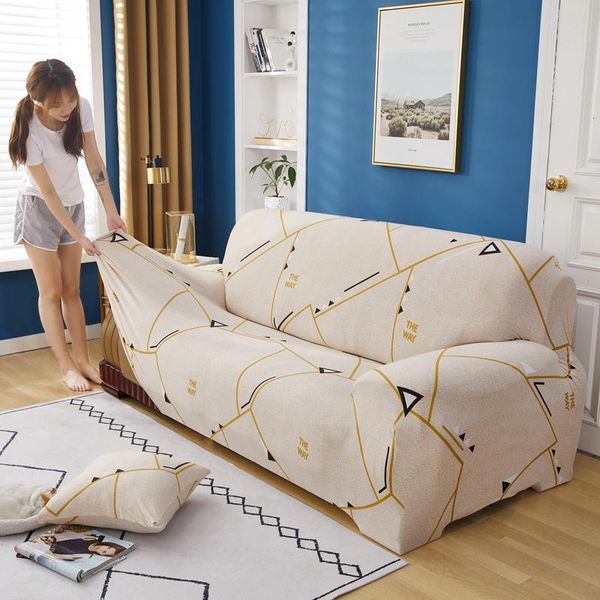 

chair covers couch cover elastic geometric patterns l shape sofa set slipcovers printed slipcover home decoration protector