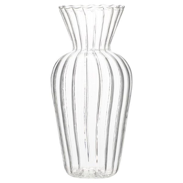 

vases decorative glass vase striped style flower holder hydroponic plant ornament