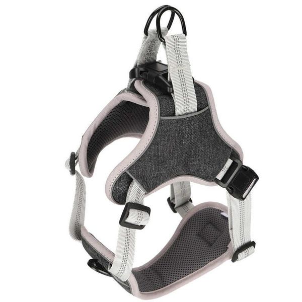

cat collars & leads reflective dog harness pet puppy soft mesh vest medium large
