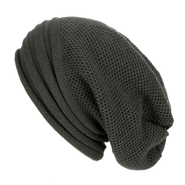 

beanies winter baggy slouchy beanie hat wool knitted warm cap for men women s55