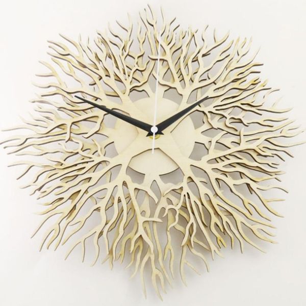 

wall clocks tree of life art clock sacred wood green 3d modern arrival hanging