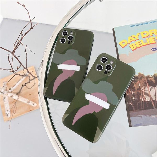 

ins art oil painting girl phone case for 12 mini 11pro 7 8 plus x xr xs se 2021 matte soft imd silicone capa cell pouches