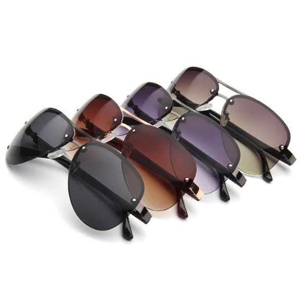 

sunglasses aviation frame quality oversized spring leg alloy men polarized brand design pilot male sun glasses driving, White;black