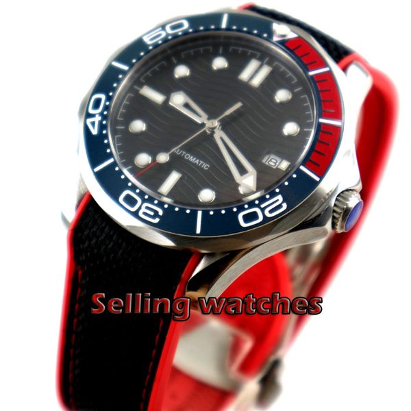 

41mm no black marker plate date saffron glass deploymenat closure automatic human watch, Slivery;brown