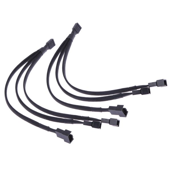 Cavo di prolunga di alimentazione multiporta 3 in 1 12V 30CM Ventola a 3 pin PWM Porta splitter a Y PC Raffreddamento computer Accessorio cavo 22AWG