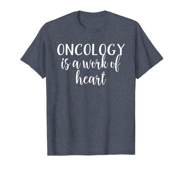 

oncology is a work of heart shirt oncologist rn nurse, White;black