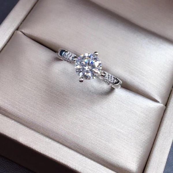 

cluster rings trendy jewelry s925 for women cubic zirconia charms bridal wedding engagement white gold color ring drop, Golden;silver