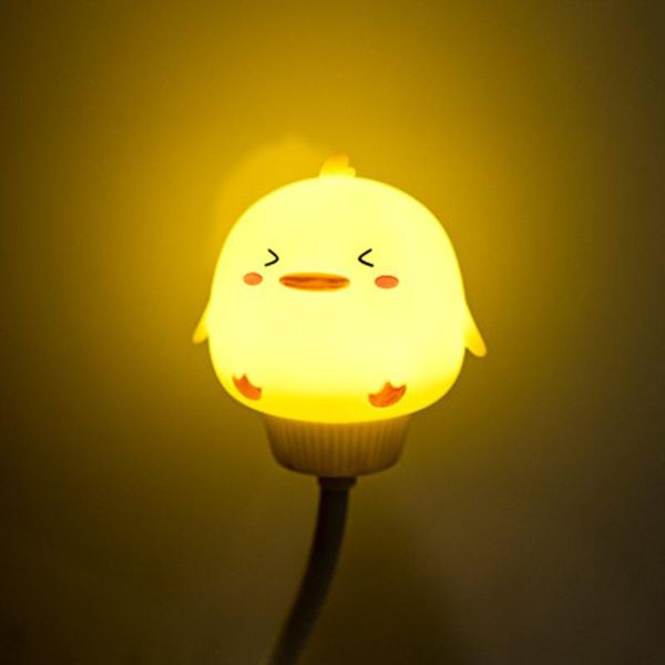 

night lights led usb 3w lovely caduck lamp dc5v bedroom baby room decoration kid light rise lactation