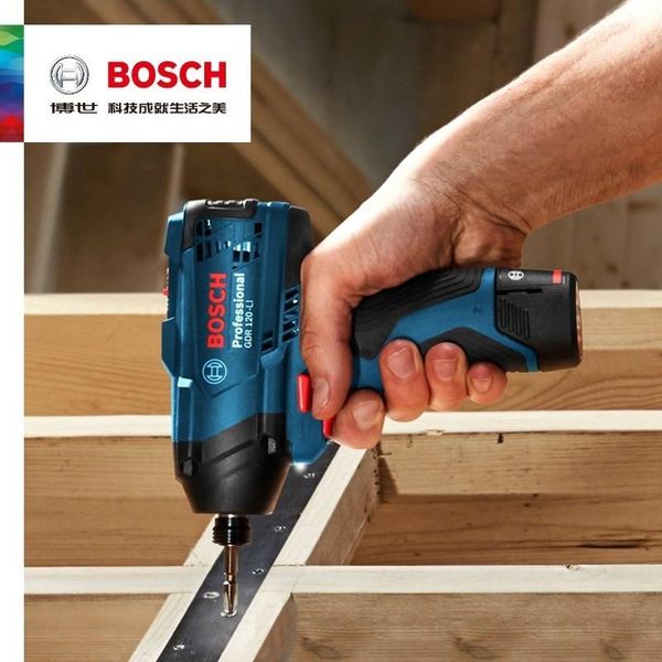 

bosch original gdr 120-li 12v lithium battery rechargeable impact wrench/driver electrical screwdriver hand drill gdr120 professiona electri