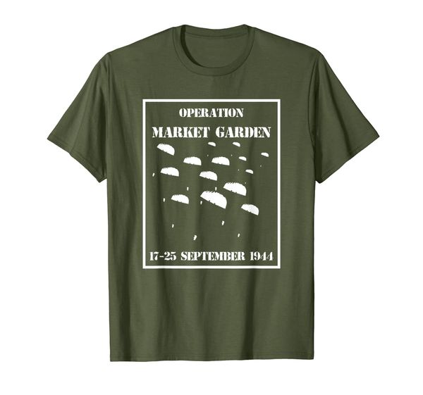 

battle of arnhem operation market garden september 1944 t-shirt, White;black