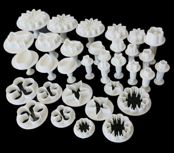 

baking & pastry tools besuit 33pcs/set sugarcraft cake decorating fondant plunger cutters cookie biscuit mold bakeware accessories