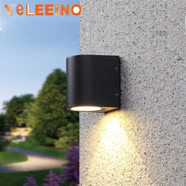 

outdoor wall lamps ip65 waterproof gu10 indoor led lights up down lamp surface mounted cube garden porch light zbw0004
