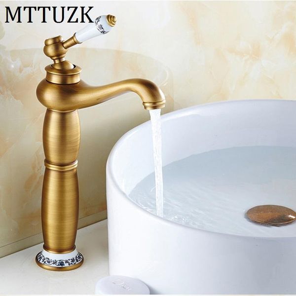 

bathroom sink faucets mttuzk deck mounted faucet mixers chrome finish brass basin single handle bath and cold mixer taps