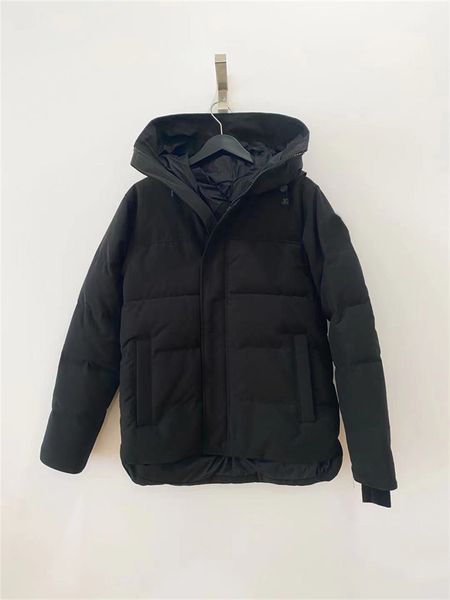 

shopping canadian coats mens down jackets veste outdoor winter jassen outerwear big fur hooded manteau downs canada puffer jacket coat hiver, Black