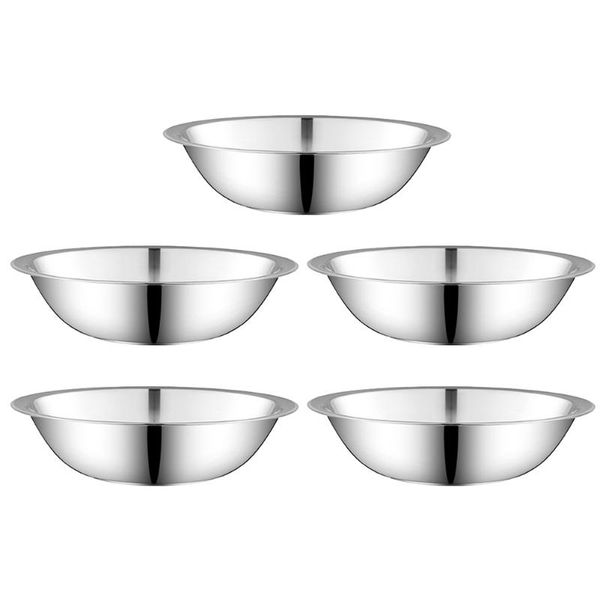 

bowls 5pcs stainless steel mixing kitchen practical seasoning basins