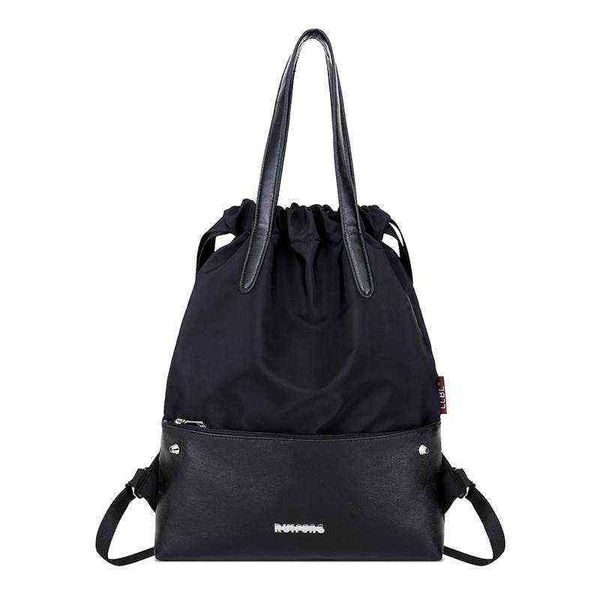 

drawstring backpack string bag waterproof sackpack cinch sack gymsack y1105