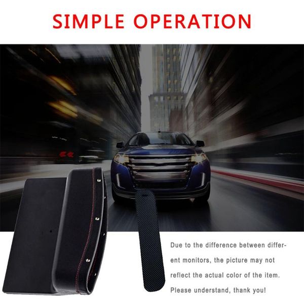 

car organizer pu leather catch catcher box caddy seat slit gap pocket storage glove