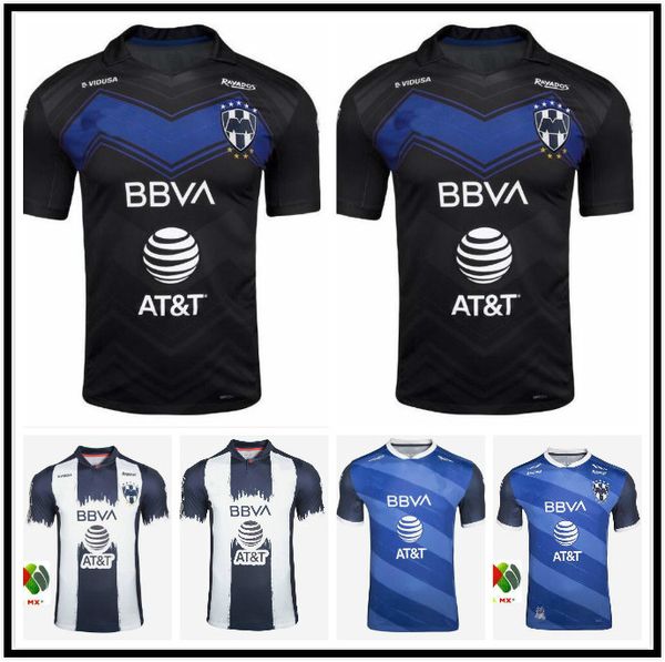 

2021 cf monterrey soccer jerseys home away third funes mori 21 22 rayados 75 years anniversary kit janssen layun sanchez football shir, Black;yellow