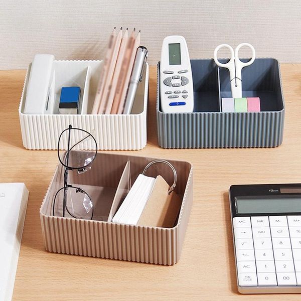 

bathroom storage & organization desksundries box simple vertical stripe makeup organizer for cosmetic closet case home office