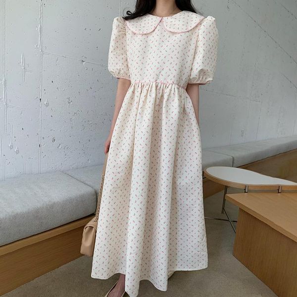 

casual dresses [ewq] women dress round neck long sleeve loose fit fashion tide spring autumn 2021 16f09441, Black;gray