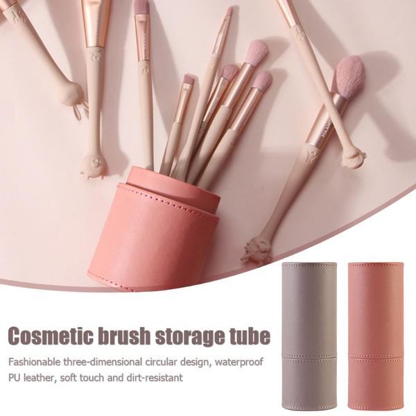

make up brush cosmetics pen lipstick holder beauty tools dustproof large capacity box soft 3d travel case bathroom home storage bags