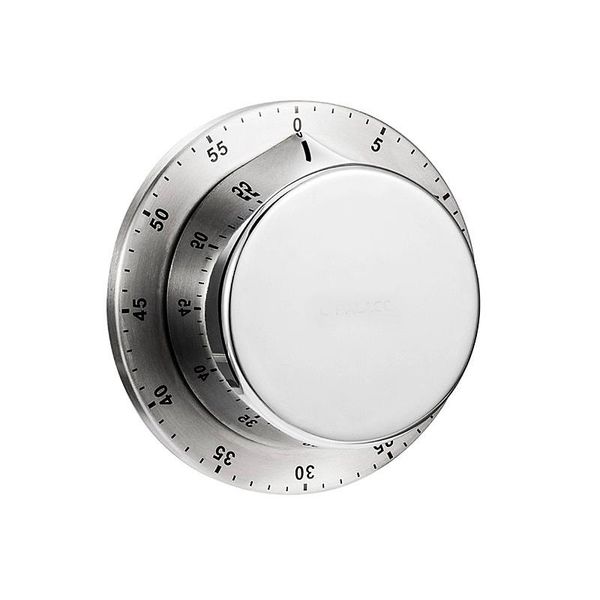 

timers kitchen timer, chef cooking timer clock with load alarm, mechanical - magnetic backing, 60 minute countdown reminder