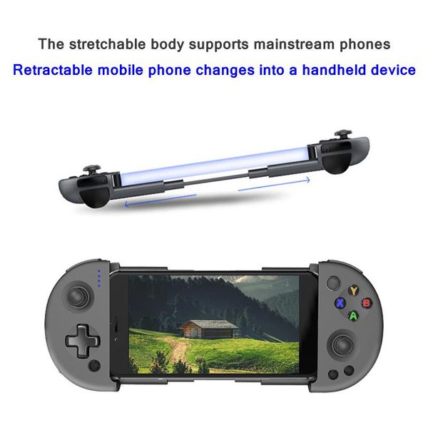 

game controllers & joysticks controller portable handle joystick sensitive button design stretch wireless bluetooth-compatible 4.0
