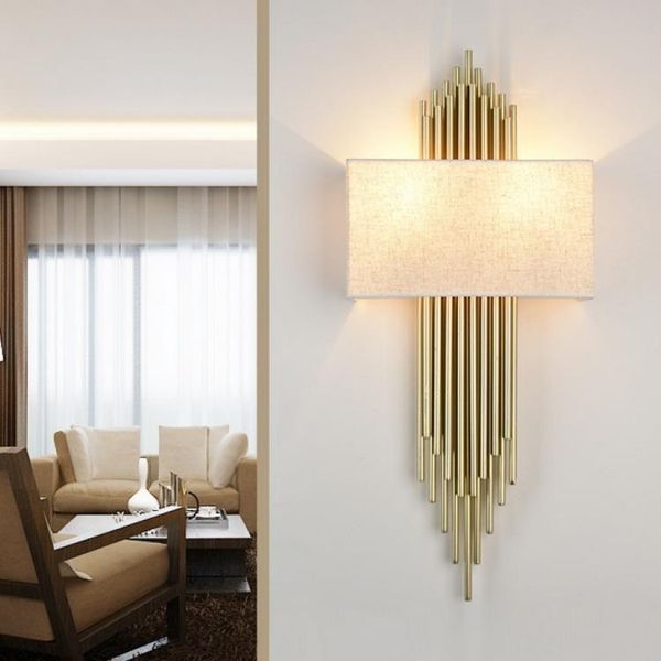 

wall lamps light gooseneck nordic decoration home crystal bedroom wood dining room living bedside lamp