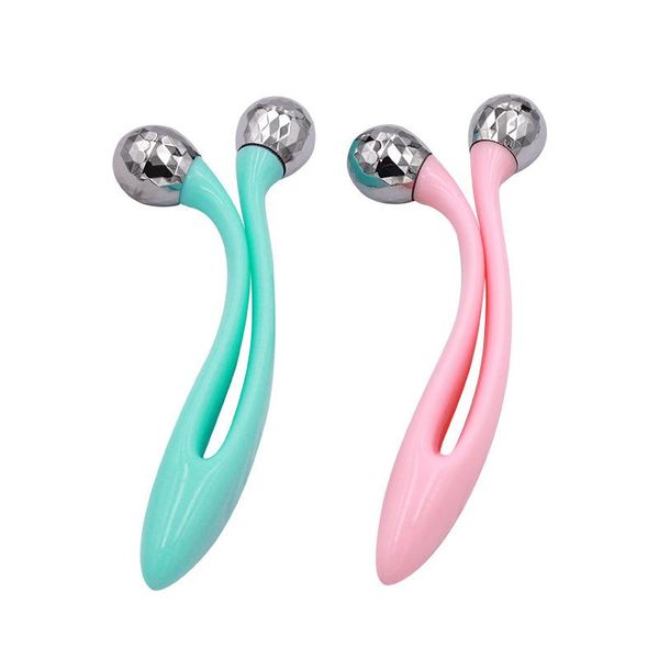 

cleaning facial massage double roller face body head neck stick beauty supply
