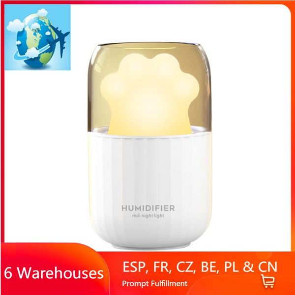 

humidifiers 300ml humidifier usb air purifier water mist maker home aromaterapy diffuser mini with night light for office