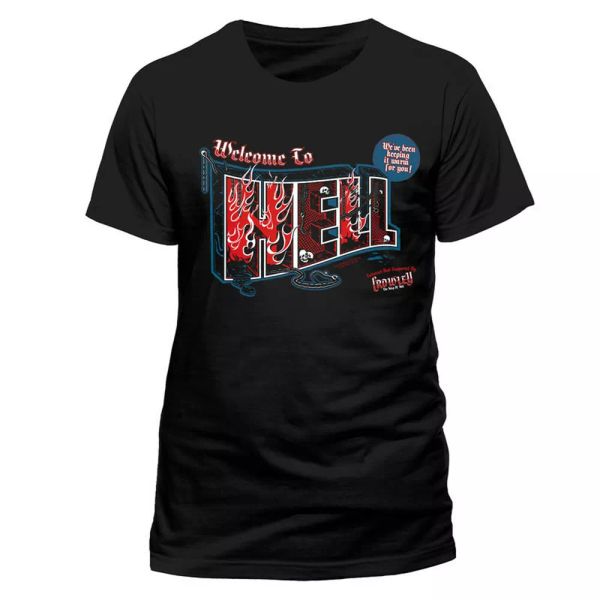 

Supernatural WELCOME TO BRIGHT winmchester Bros Officially Men T-Shirt Mens, White;black