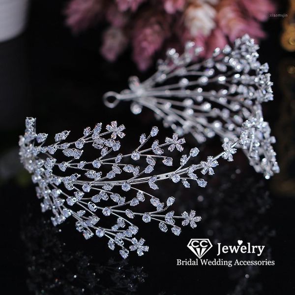 

hair clips & barrettes tiaras and crowns wedding accessories for women bridal crown engagement jewelry diadem luxury coronet, Golden;silver