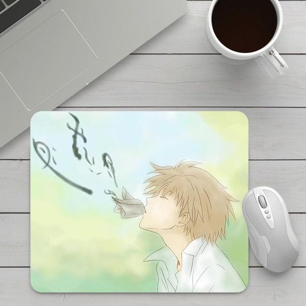 

mouse pads & wrist rests cute small mousepad with cartoon pattern of natsume yuujinchou gaming pad anime pc gamer cabinet desk mat