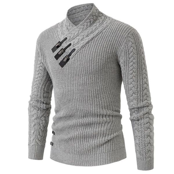 

men's sweaters style fashion autumn winter sweater warm knit turtleneck pullover slim street clothing, White;black