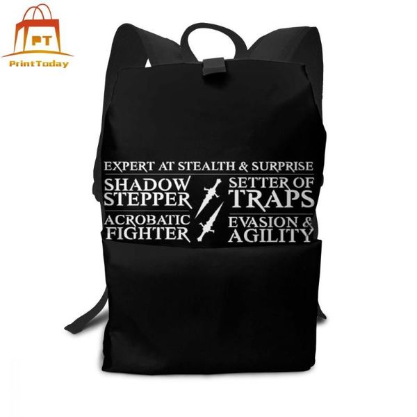

backpack thief game backpacks multifunction pattern bag men's - women's sports teen trending bags