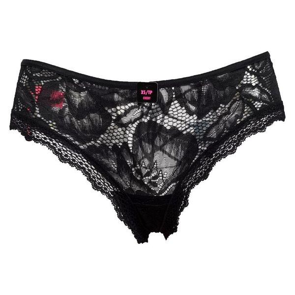 

women's panties solid black hollow out low waist cross straps lace women underwear brief for female lingerie s-xl br070, Black;pink
