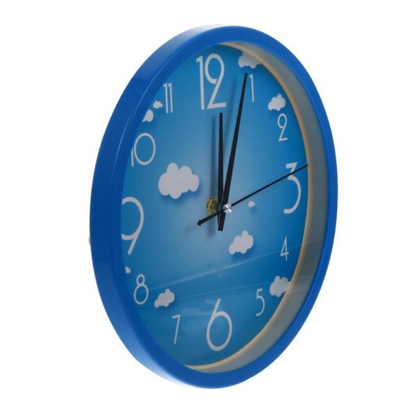 

wall clocks hanging clock battery operated cloud pattern decorative