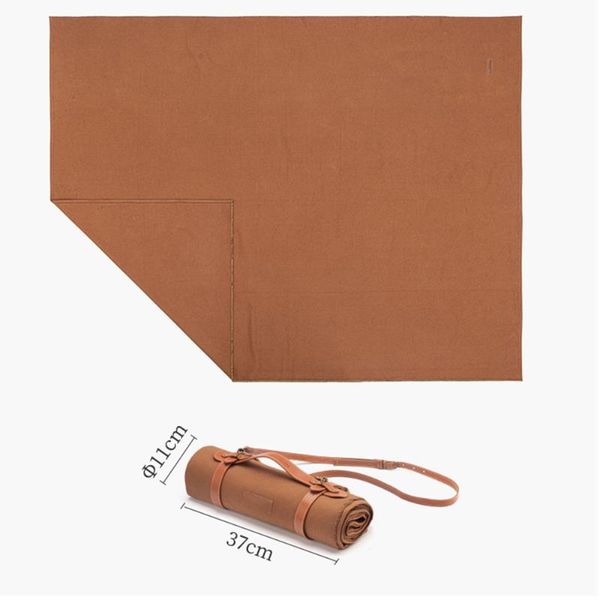 

toiletry kits outdoor picnic cloth mat moisture-proof rug portable waterproof camping gear khaki white