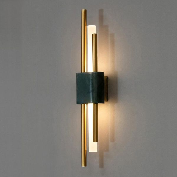 

wall lamp postmodern light luxury marble living room background decoration lamps simple bedroom bedside