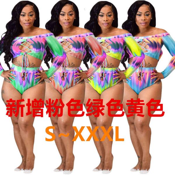 

split s6222 platform gradient bandage bikini swimsuit, White;black