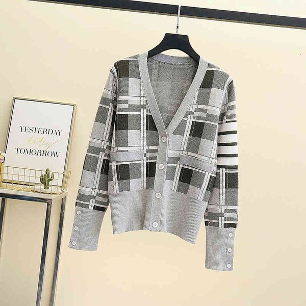 

women's jackets autumn mesh cardigans college women's nightgown coarse flower print loose nice casual jumper sweater 6y5o, Black;brown