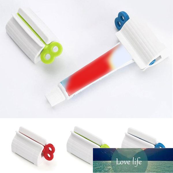 1Pc 3 Farben Hause Kunststoff Zahnpasta Tube Squeezer Einfach Dispenser Roll Halter Bad Versorgung Zahn Reinigung Zubehör