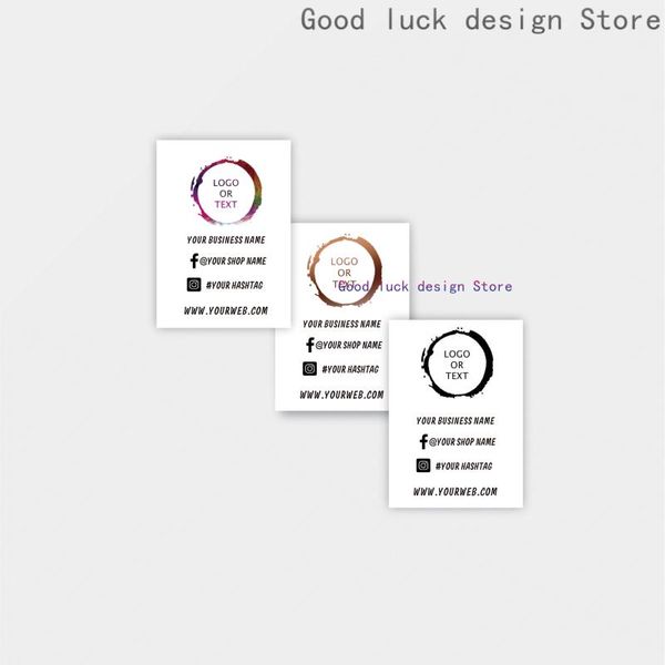 

custom business cards packaging insert card thank you for modern small ins greeting