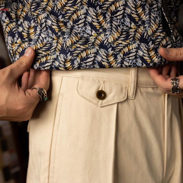 

men's jeans gdck-0004 mans officer trousers 10oz hbt cotton casual super quality uniform chino pants, Blue