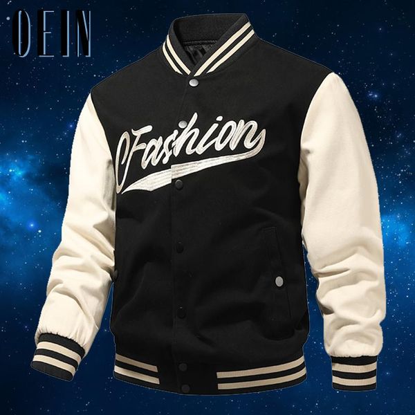 

men's jackets harajuku bomber women coat couple baseball jacket 2021 autumn boyfriend style varsity hiphop streetwear, Black;brown