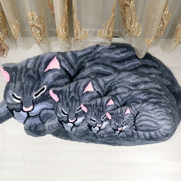 

kitchen floor mat beoom machine weaving carpet cat living room creativity